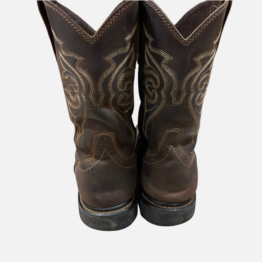 Lincoln Outfitters Western Work Boot L9C12 Soft Square Toe Sz 8M Cowboy Ranch - Picture 5 of 11